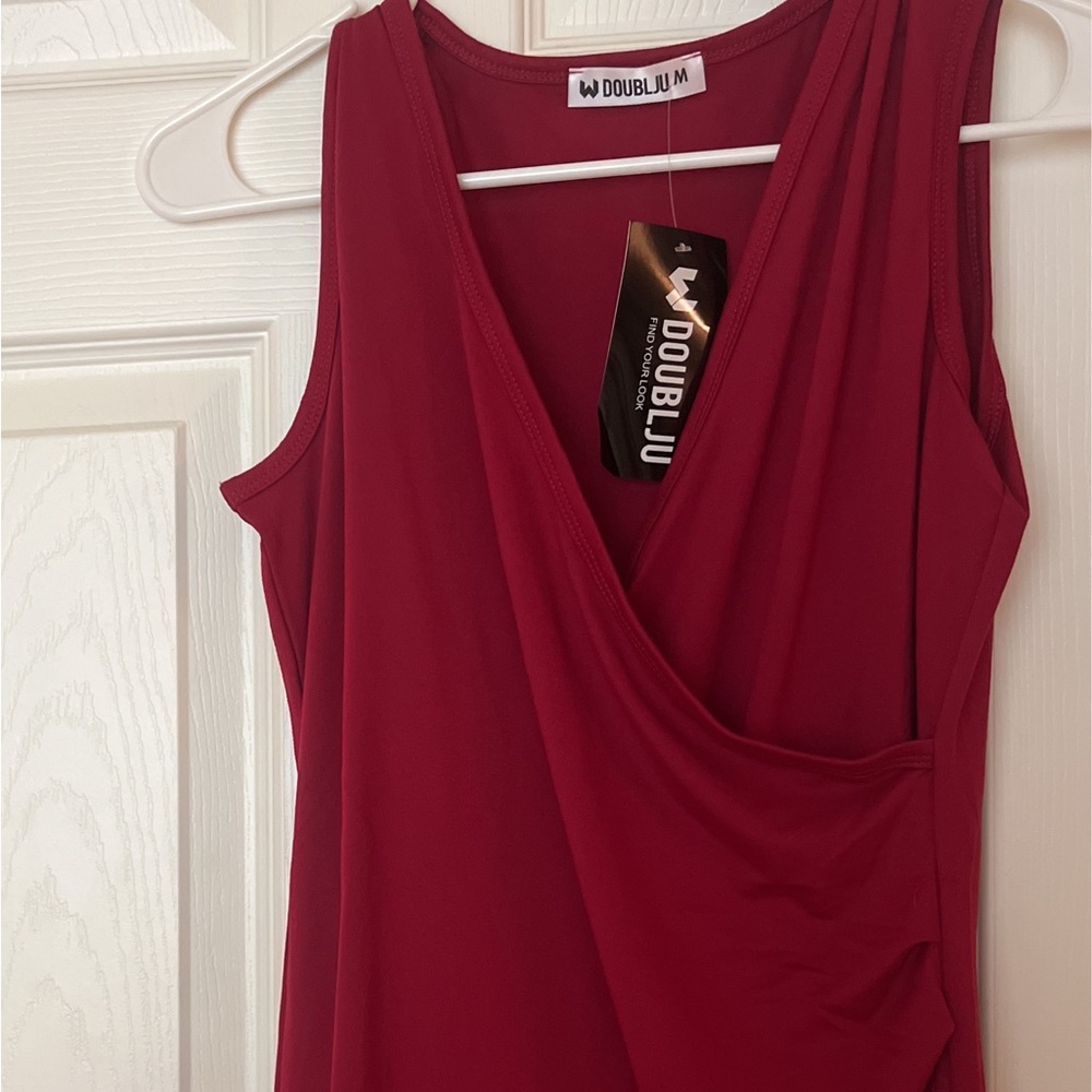 Ruby Red medium blouse - Picture 2 of 2
